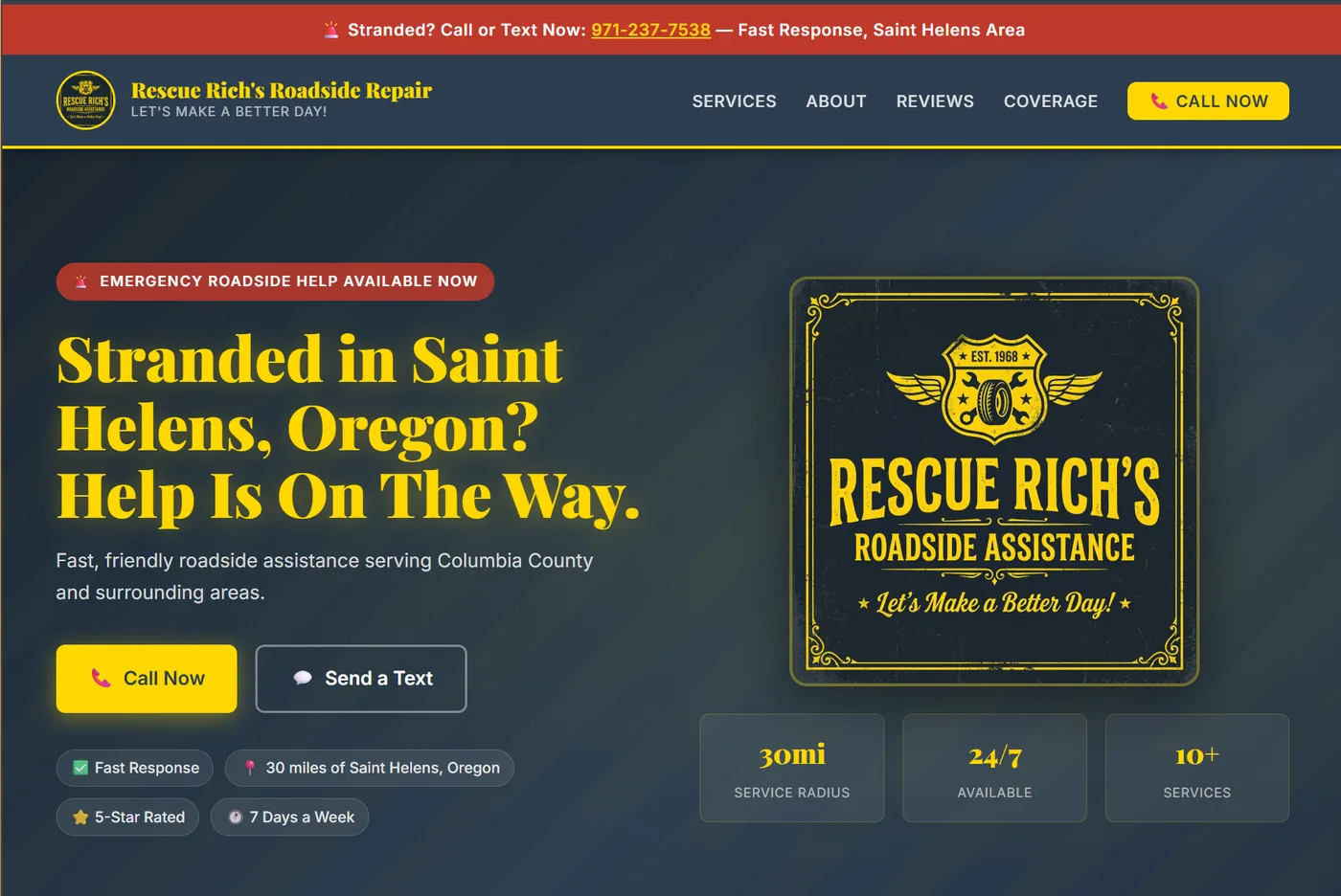 Rescue Rich's Roadside Assistance